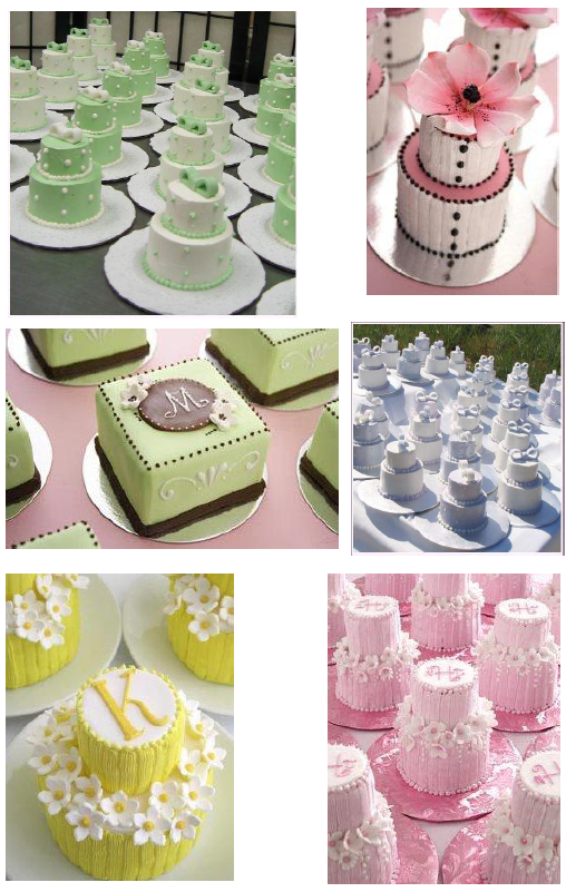 Instead of serving your guests the traditional slice of wedding cake at your