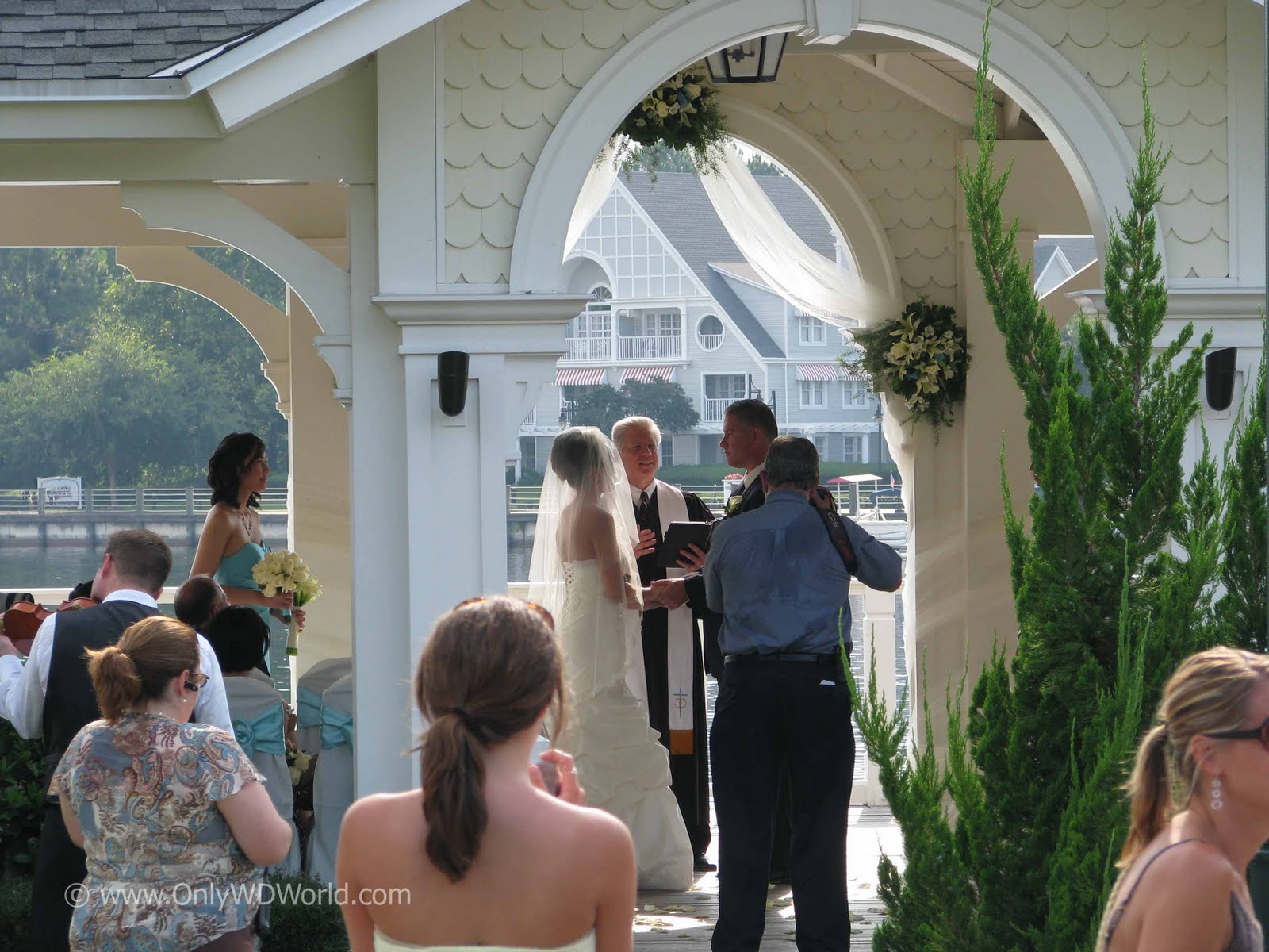 beach wedding gazebo with