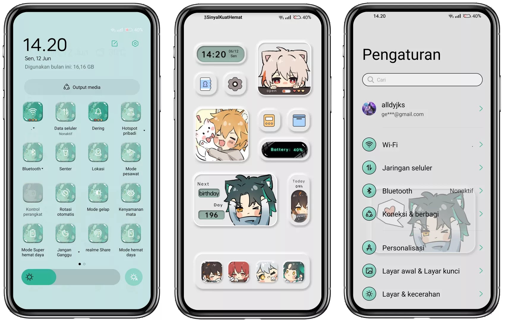 themes q version of fairy plus android 12
