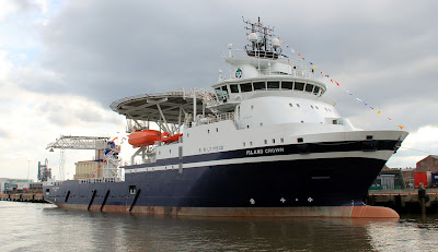 The Motor Vessel Island Crown at dock in Oslo on the 2nd of June 2013