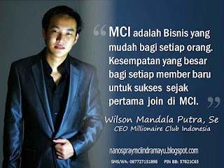 Peluang Bisnis Bersama Nano Spray MCI