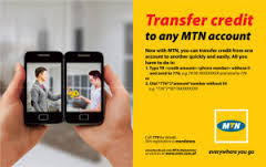 Mtn share and sell airtime transfer