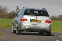 Back side view of BMW 5-Series Touring (E61)-530d