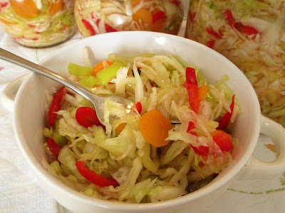 Miješana salata iz bakine zimnice / Mixed salad from grandma"s winter stores