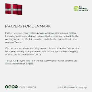 World Prayer Stretch Day 47: Prayers for Denmark