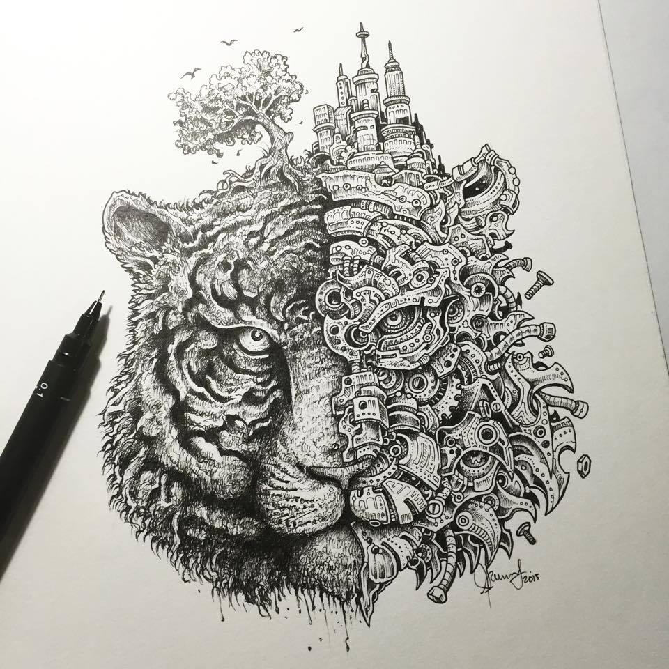 23 Gambar  Sketsa  Singa Keren  Gambar  Keren  HD