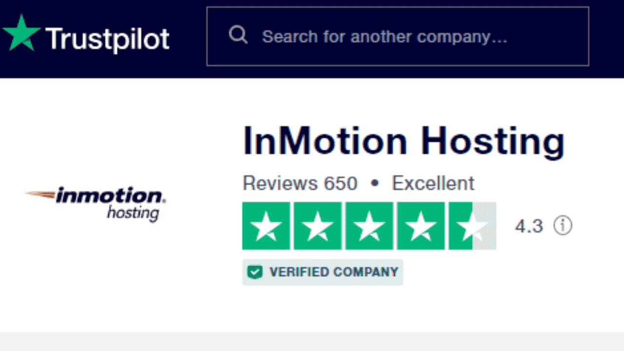 InMotion Hosting Customer Rating