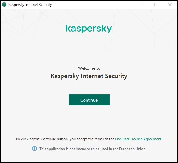 KIS - Welcome to Kaspersky Internet Security