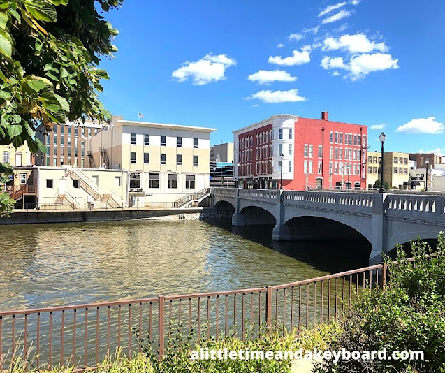 Ambling along the Rock River in Janesville, Wisconsin