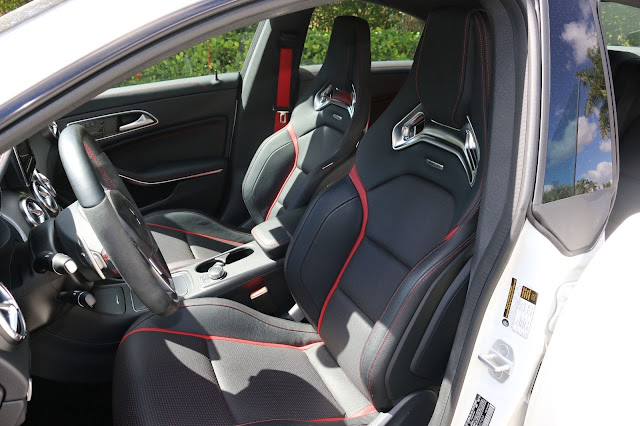 mercedes cla45 amg recaro seats