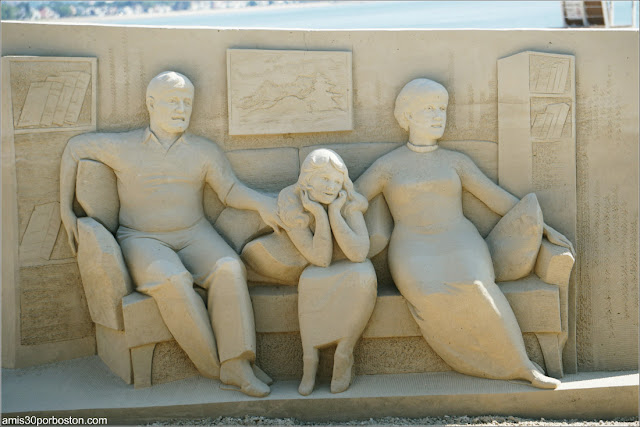 Escultura Principal del Festival Internacional de Esculturas de Arena de Revere Beach 2019