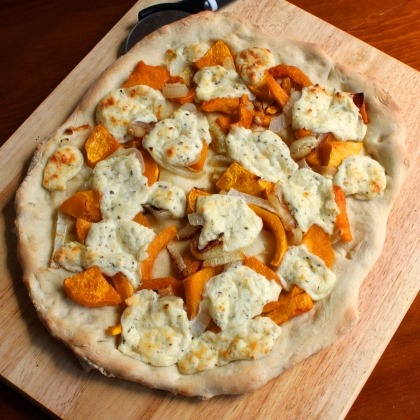 Butternut Squash and Ricotta Pizza