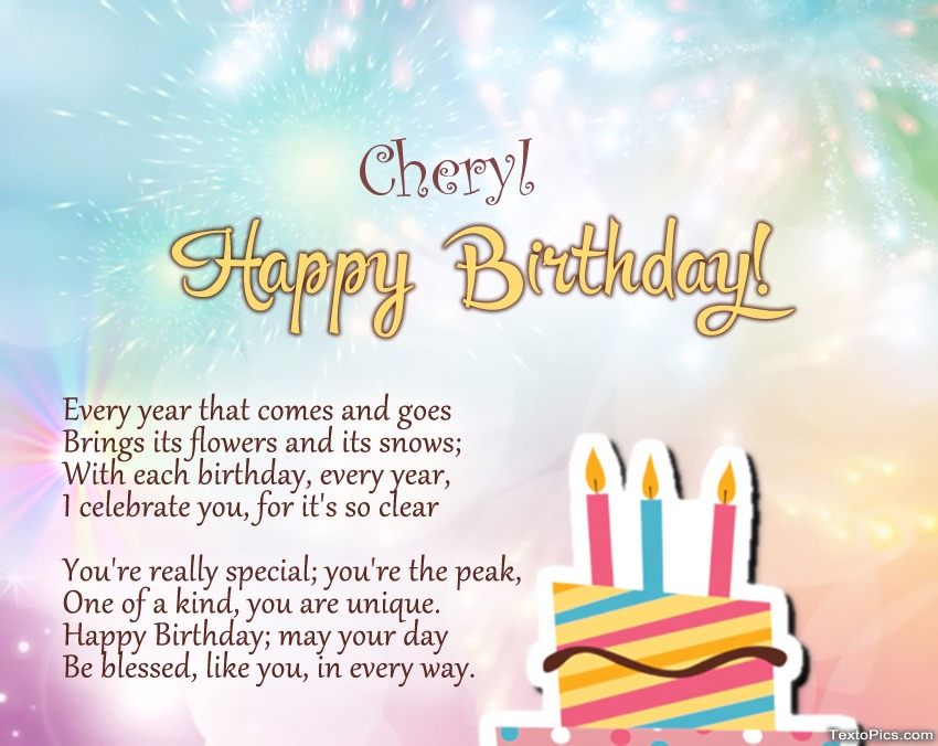 happy birthday cheryl gif