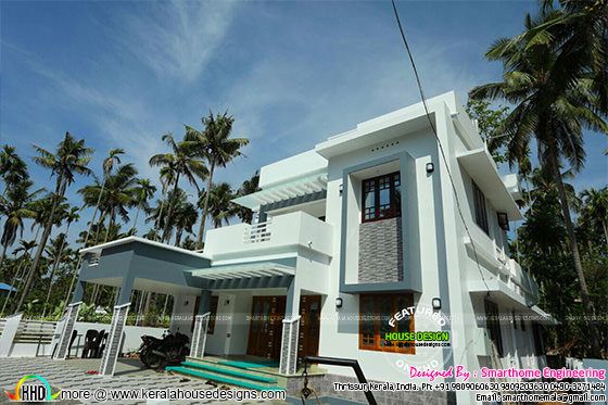 Completed villa with furnished interiors