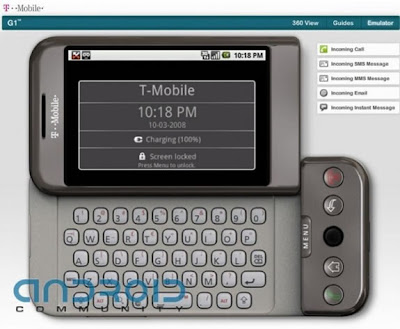 Android Phone G1 On the Web