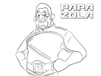 Gambar Mewarna Papa Zola