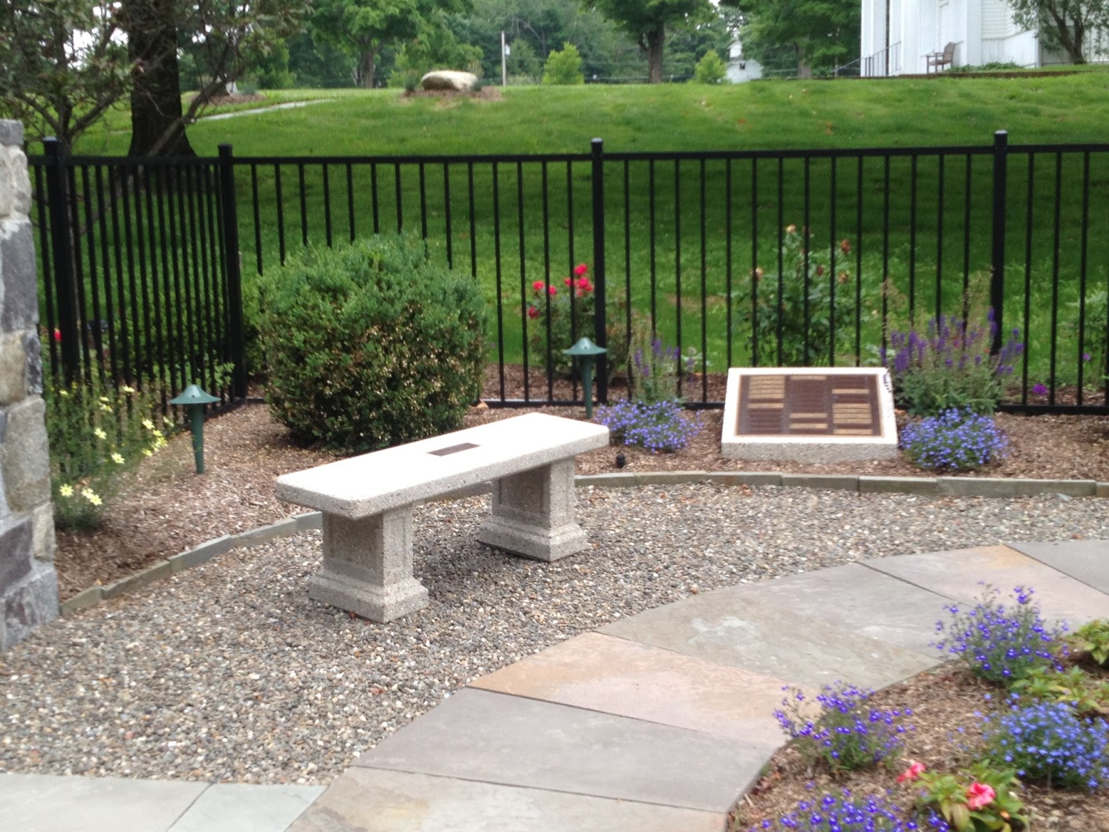 Benches With Plaques Room Ornament