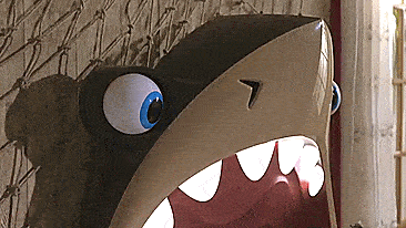 Pirate Shark Kids Desk is Unique Desk That Look Like Someone Get Eaten Up By Giant Shark