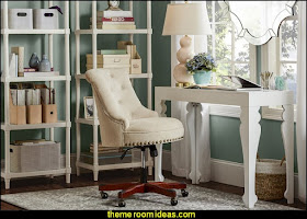 office furniture - office decorating - study desk - den furniture - office chairs - home office design - Organizing your Home Office - Bookshelves