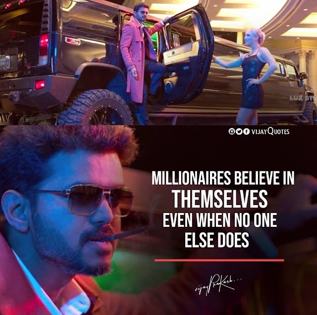 Vijay Millionaires Quotes | Top Vijay Quotes - Tamil Status Quotes