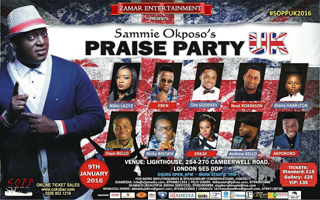  Sammie Okposo's Praise Party Comes To London