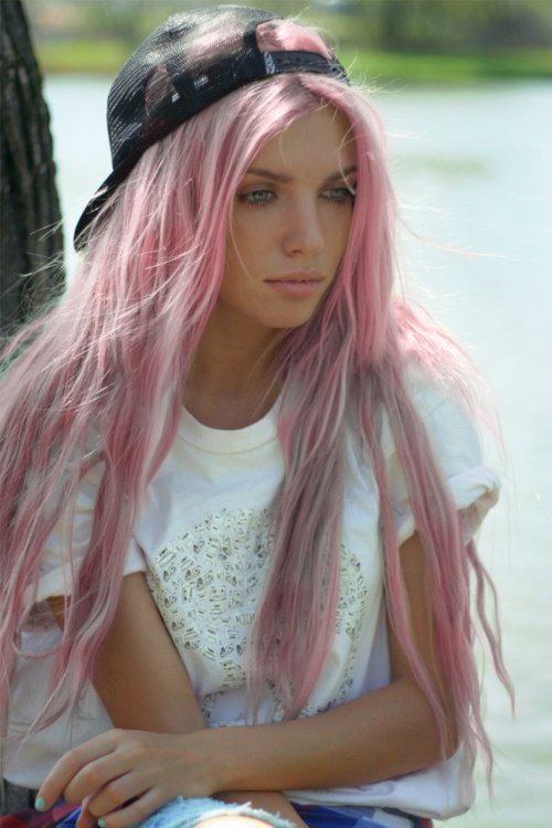 La moda en tu cabello: Color de pelo Rosa/Pink 2015/2016