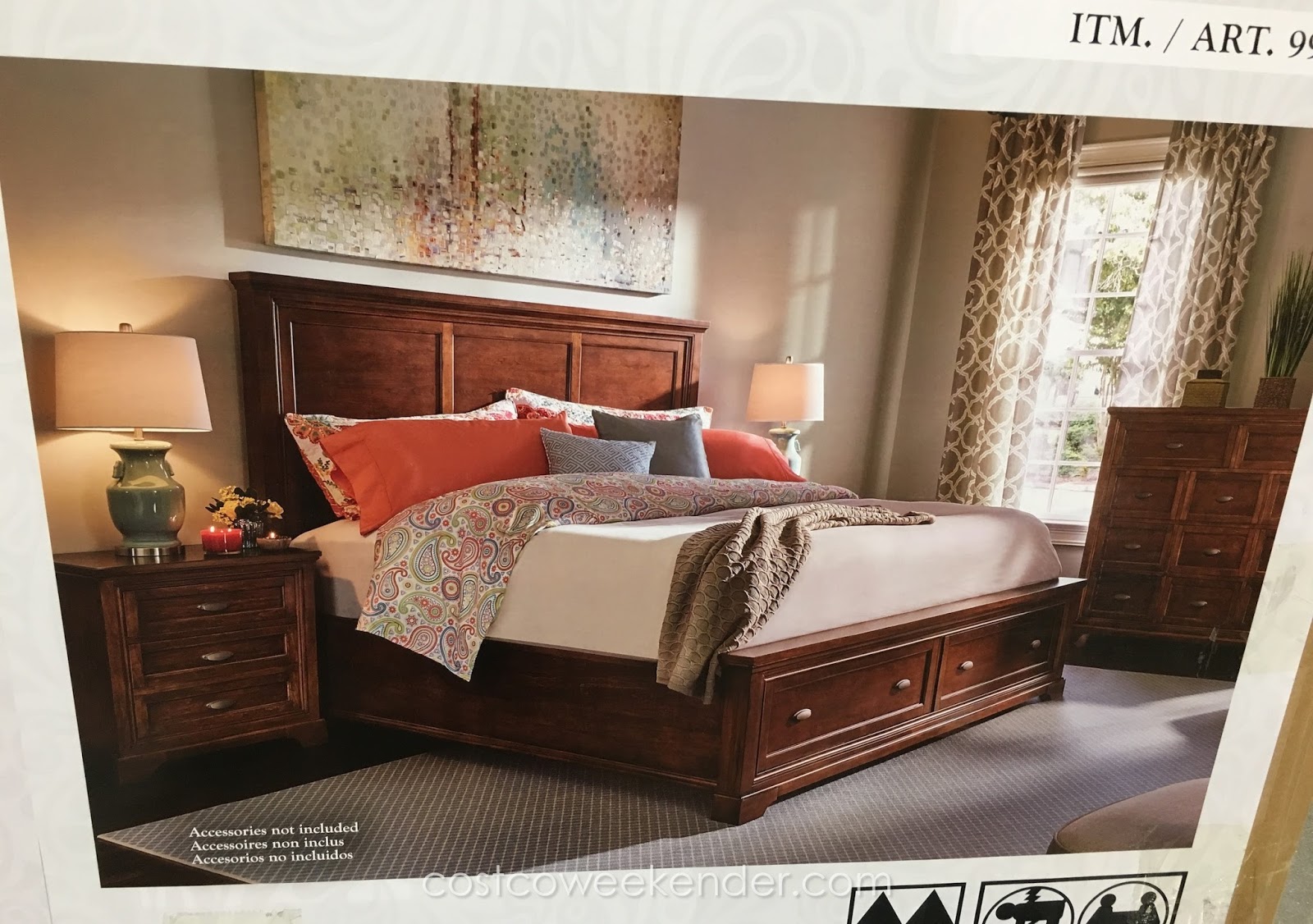 Universal Furniture Broadmore Queen Bed with Storage 