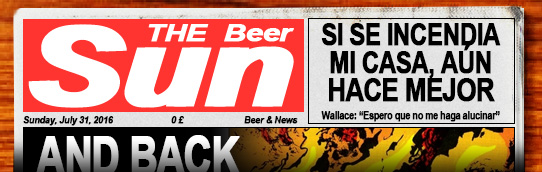 Dominical de verano con noticias sobre cerveza. Pulsa aquí si no te carga para leer el periódico