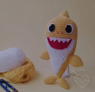 PATRON GRATIS TIBURON AMIGURUMI 67694