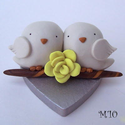 Recent Custom Love Bird Cake Toppers