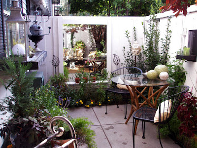 Awaesome courtyard patio and garden design