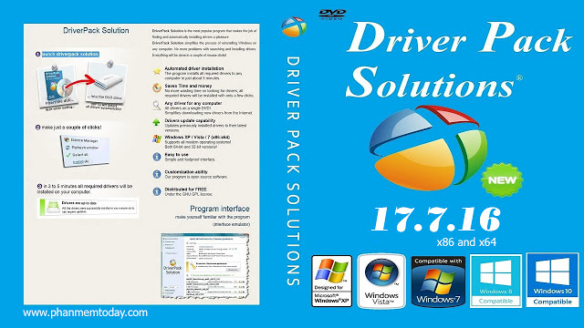 DriverPack Solution 17.7.16 Offline Full Iso - bộ driver offline được đánh giá là tốt nhất hiện nay