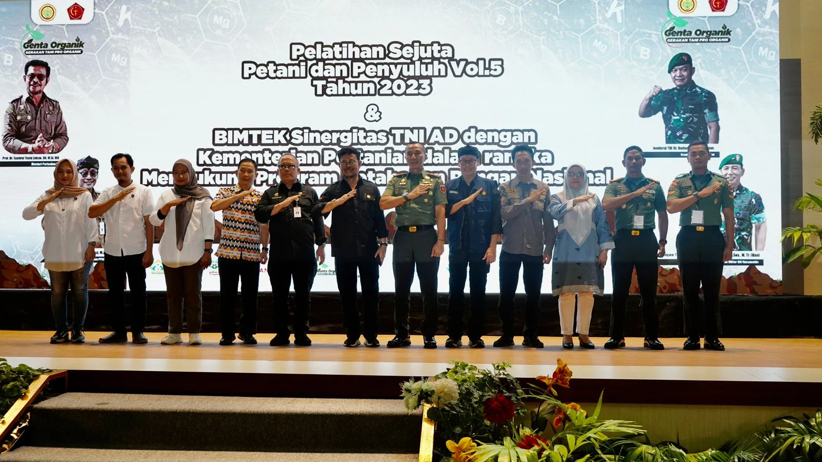 Kementan Gaungkan Genta Organik, TNI-AD Siap Jadi Pelaku Pembangunan Pertanian