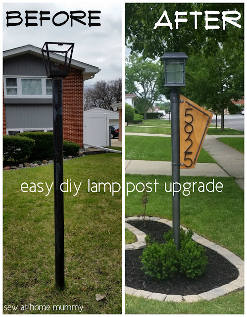 A really easy way to add some curb appeal - How to quickly and easily update your yard lamp post - by yourself! Easy solar conversion tutorial, step by step, including links to supplies and lighting ideas!