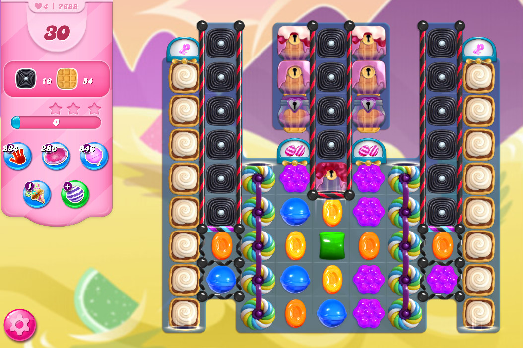 Candy Crush Saga level 7688