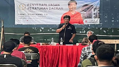 Aleg Rafael Sosialisasi Penyebarluasan Perda Perlindungan Pekerja Migran Indonesia
