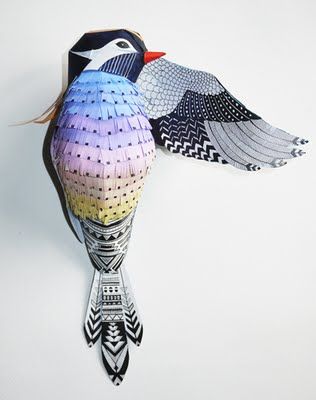3d birds art