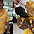 Indian Man Shows Off His Swag In N34m GOLD Shirt! (Photo) 