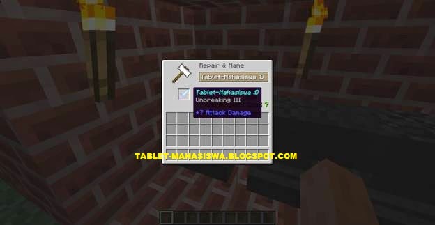 Cara Bermain Minecraft : Cara Enchant ~ Tablet Mahasiswa