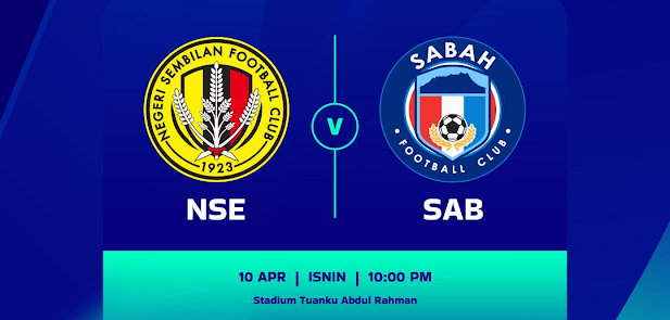 Live Streaming Negeri Sembilan vs Sabah 10.4.2023