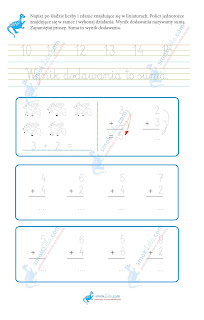Dodawanie i odejmowanie w zakresie do 20. Dzieci 5-7 lat. Podstawa programowa. Darmowe karty pracy. Zadania i zabawy matematyczne.