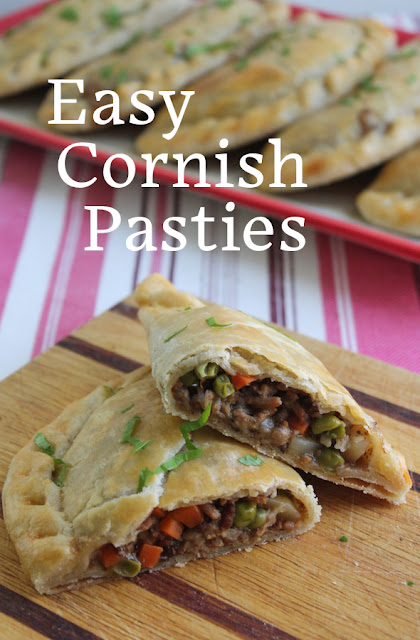 Made with ground beef instead of tough stewing beef, the filling for these easy Cornish pasties is ready much more quickly, which means you will be munching on these beauties in record time.