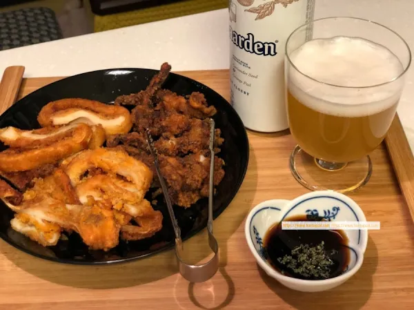 홈플러스 통오징어가라아게, homeplus fried squid, 술안주, 혼술안주, 오징어튀김