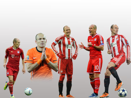 5 راندرات بجودة عالية للاعب المعروف Arjen Robben للتحميل