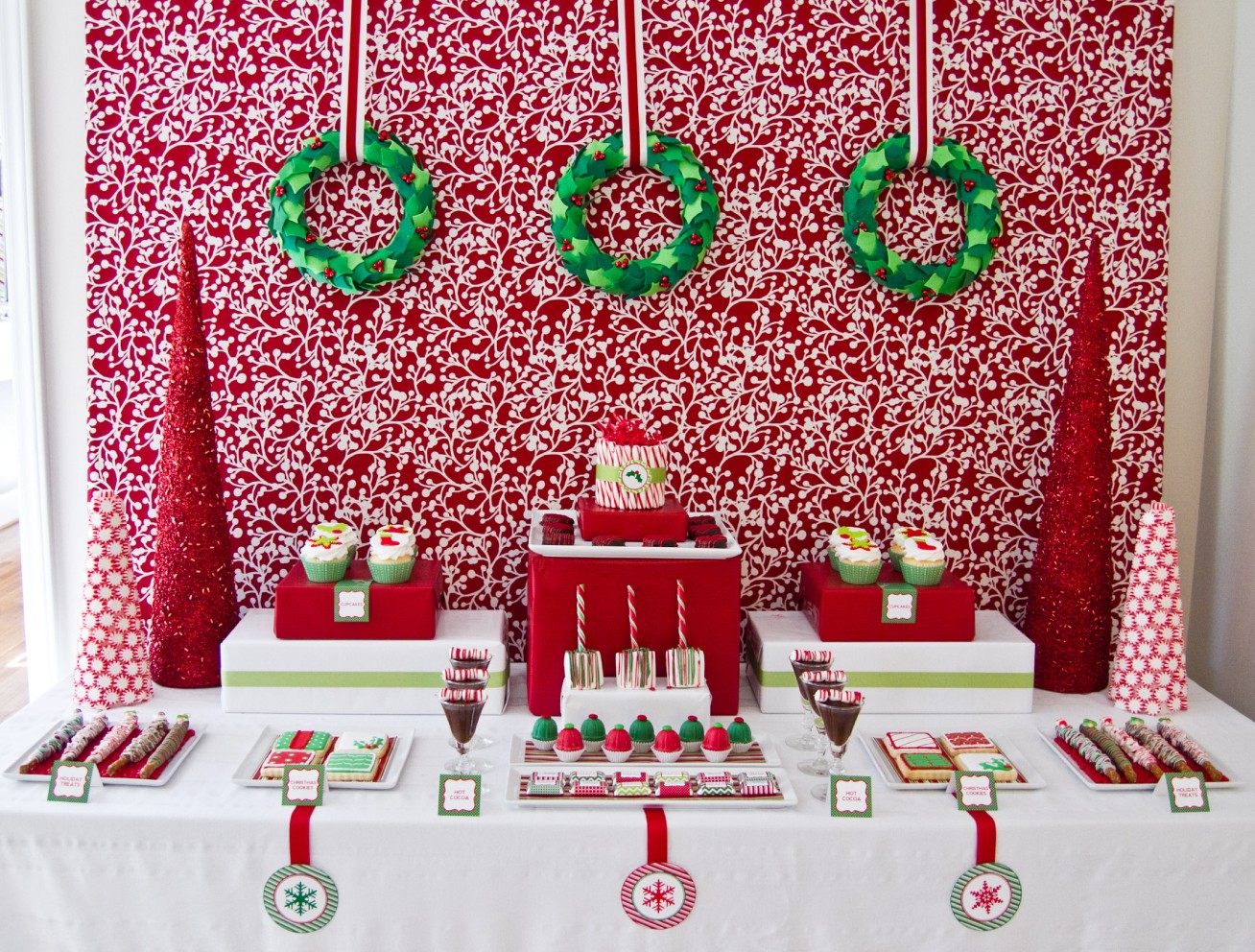 Christmas Party Dessert Table