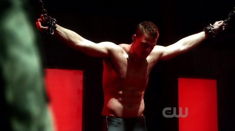 Alan Ritchson Shirtless on Smallville s10e09