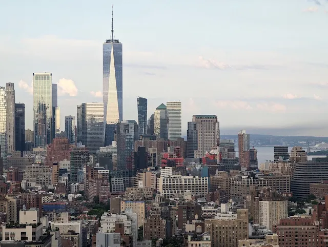 New York City Skyline:  Lower Manhattan and Freedom Tower