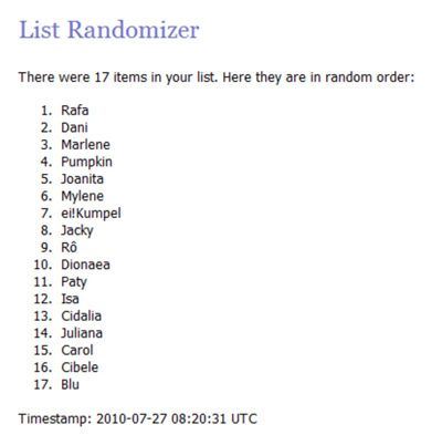 Giveaway