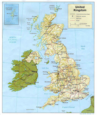 Physical Map Of British Columbia. Places to visit in the British