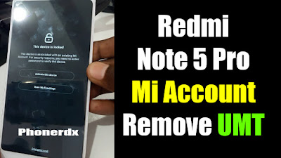 Redmi Note 5 Pro Mi Account